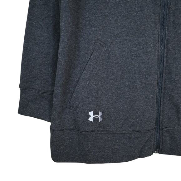 Under Armour Womens M Cold Gear Gray Full-Zip Jacket - Picture 5 of 9